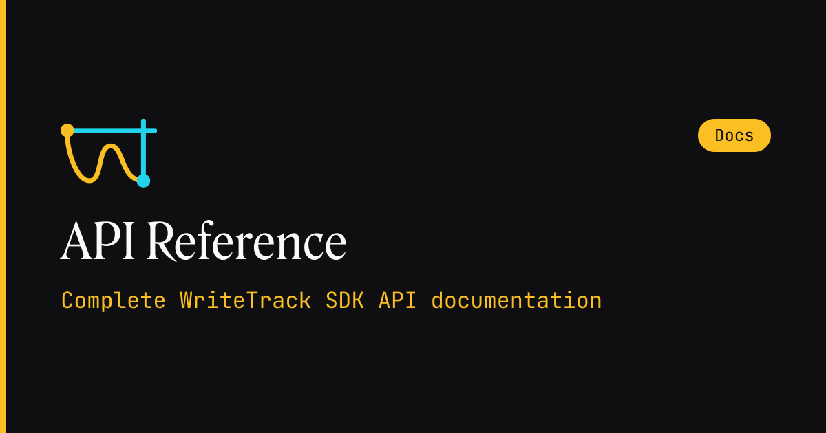 API Reference | WriteTrack