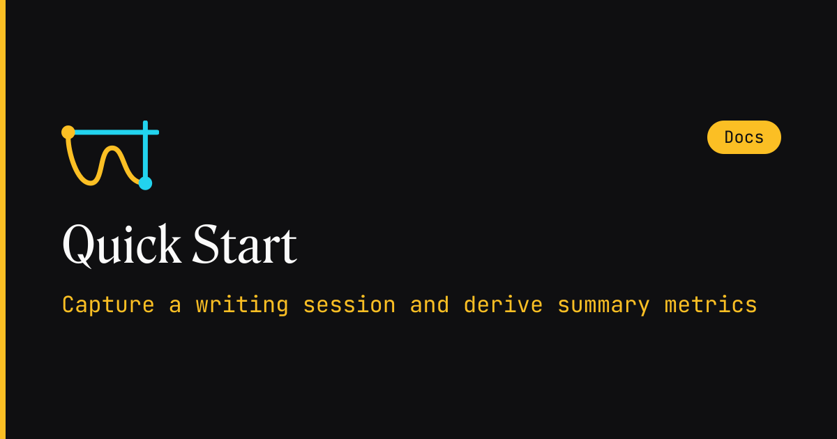 Quick Start | WriteTrack